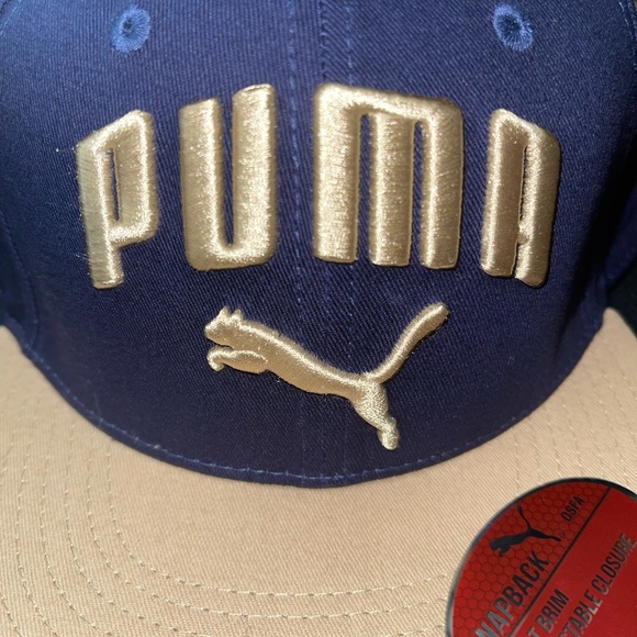 PUMA Evercat Color Blocked Flat Bill Snapback Cap - Picture 7 of 8